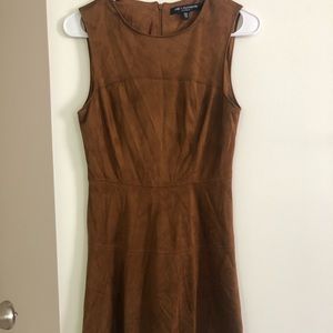 Suede dress